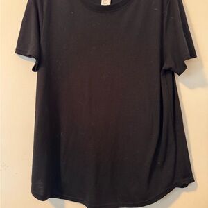 Balera Classic Black Short Sleeve Tee Dance Size Medium